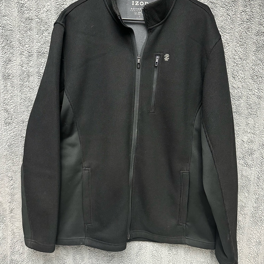 Izod Black Full-Zip Jacket